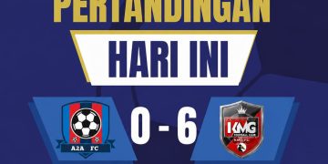 Pada Laga Meriahkan HUT Desa Teratai, KMG FC Bantai A2 FC Dengilo Sokor 6-0