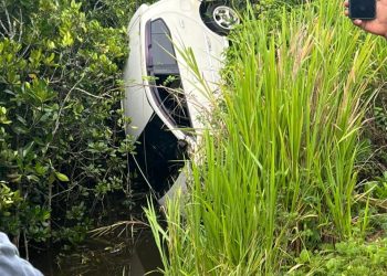 Braking news, Mobil Agia Terperosok di Jalur Hutan Lindung Marisa