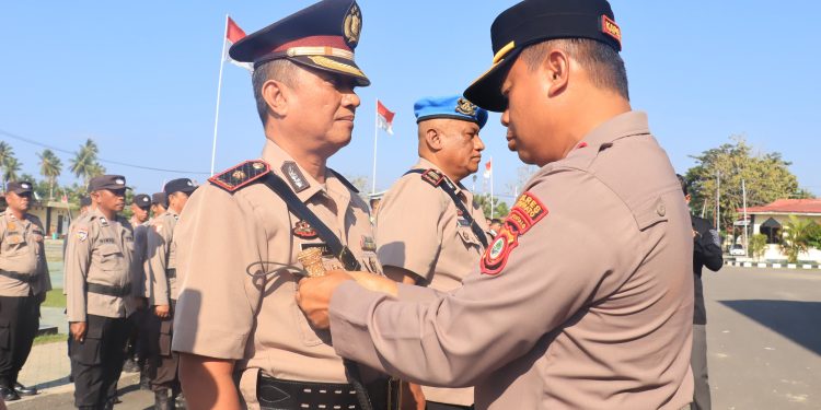 Kapolres Pohuwato Pimpin Sertijab dan Pelantikan